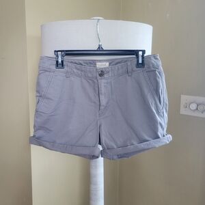 Aerie Gray Midi Shorts
